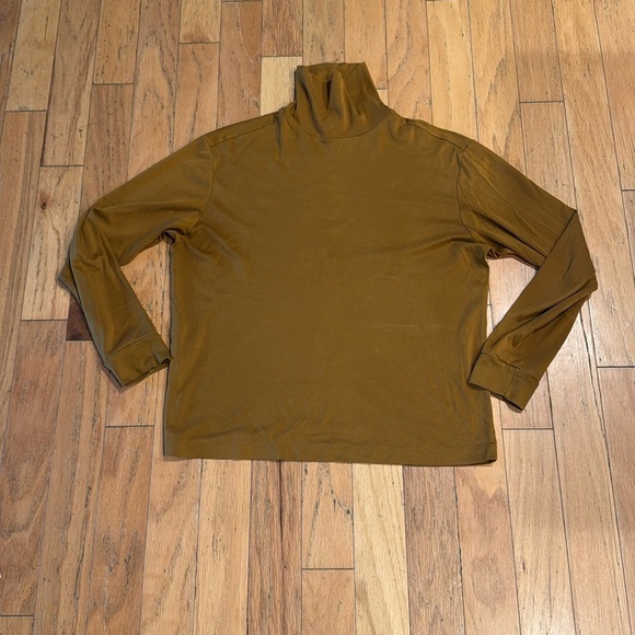 Murano | 💯 luxury cotton | Turtleneck | Pumpkin Pie Color | Women’s M - Picture 1 of 4
